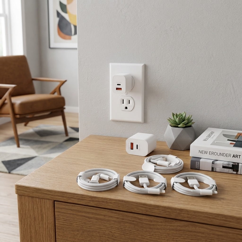 PowerReady Duo Universal Charging Kit – 2 Dual-Port Chargers + 4 Cords