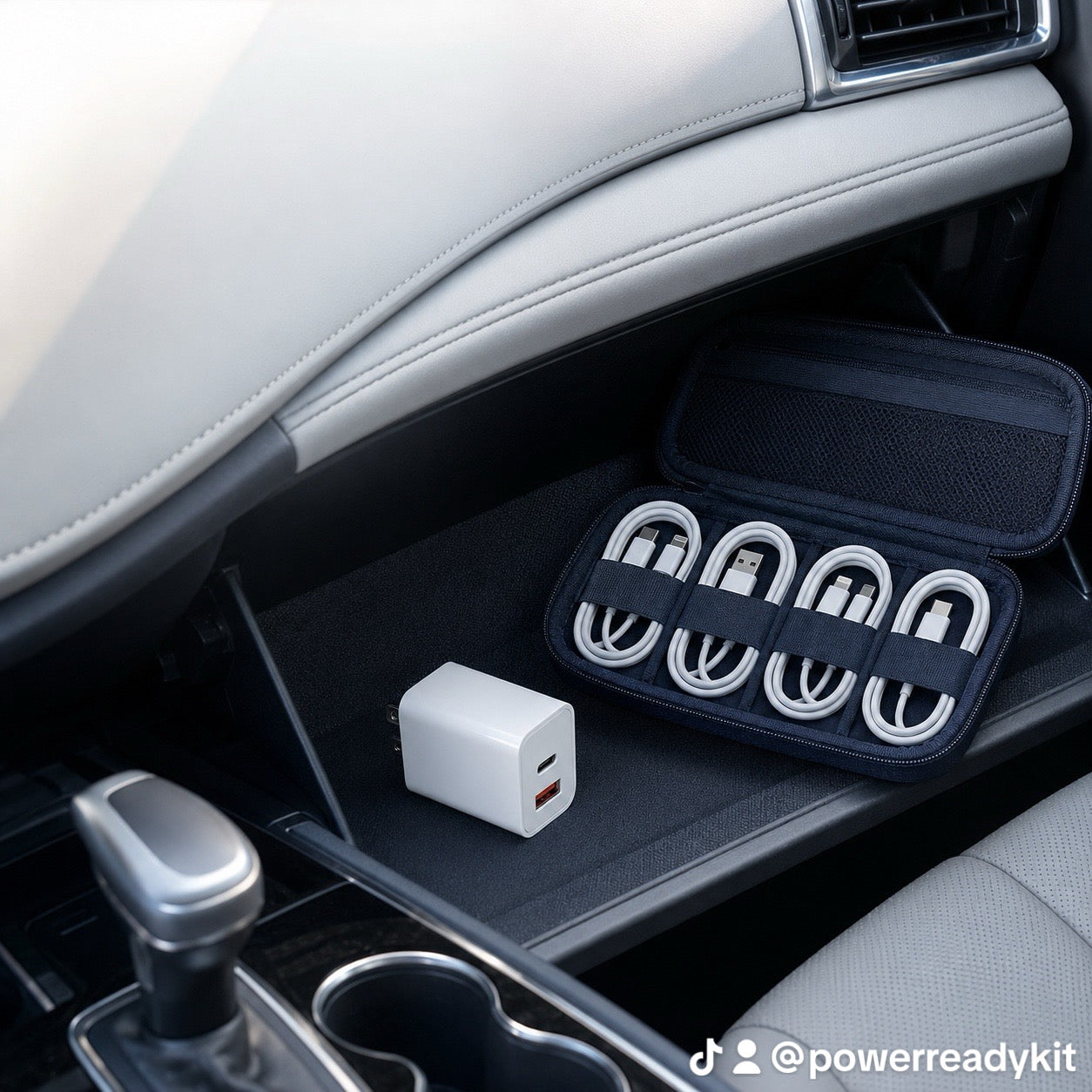 PowerReady Universal Charging Kit – 2-Port Wall Charger + 4 Cords