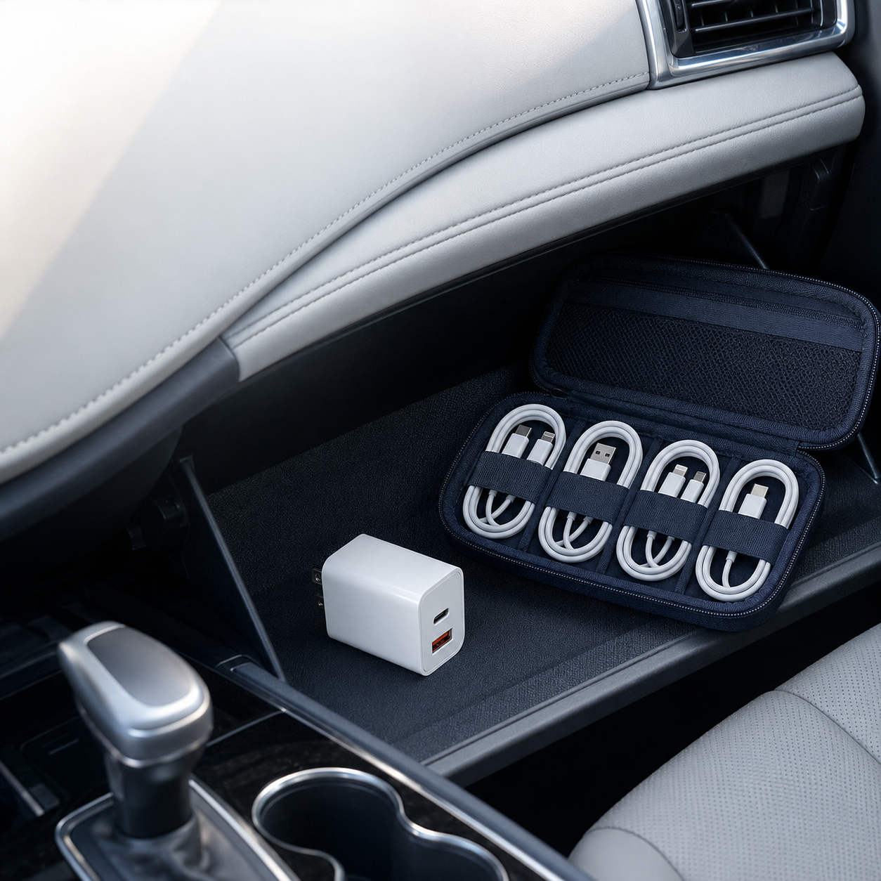 PowerReady Universal Charging Kit – 2-Port Wall Charger + 4 Cords